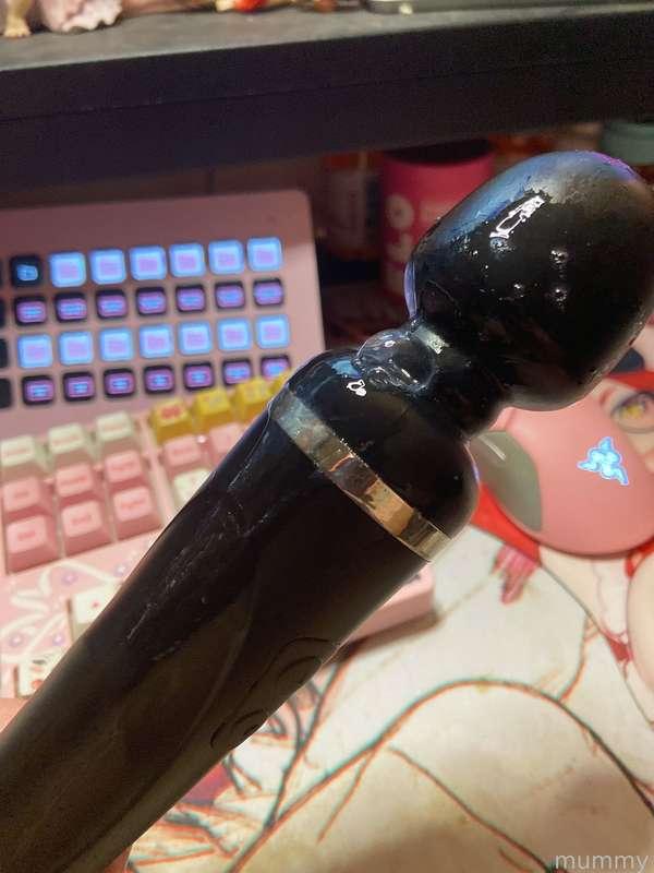 Oh my god. The things that y’all do to me during these streams. The other day I could not believe what a mess y’all caused that I had to take pictures of it. Mmmmm… I tasted it too and it was yummy. 

#aftermath #cum #squirt #girlcum #vibrator #lovense #cumathon