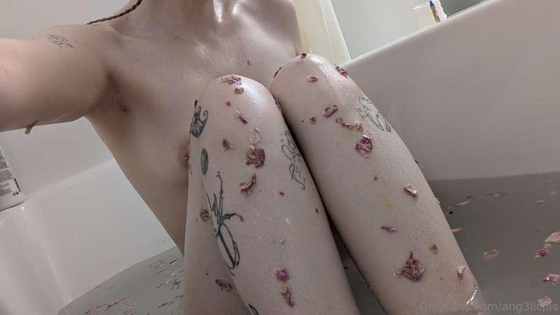 come, sit, i'll wash your hair for you <3