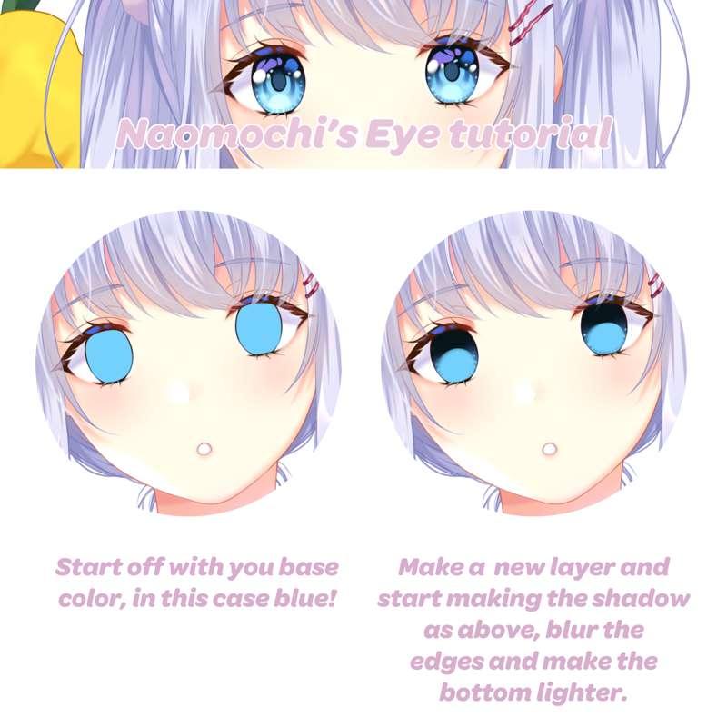 Eye coloring tutorial