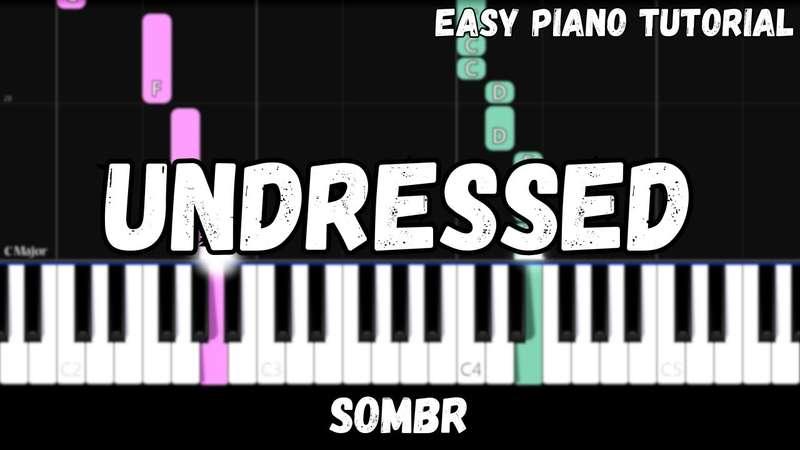 Easy MIDI - Sombr - Undressed (Atlantic Notes Arrangement + Tempo + Colors + Key)