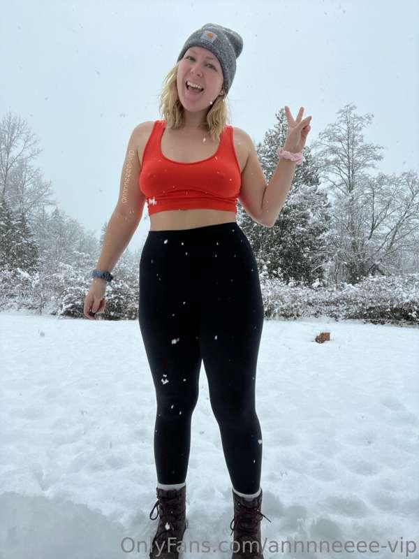 I think I’m dressed appropriately 😍❄️