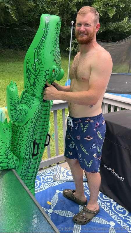 Caught a croc in my crocs