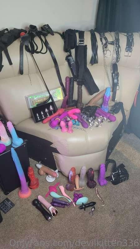 My full sex toy collection!!! DM for customs with any of the..