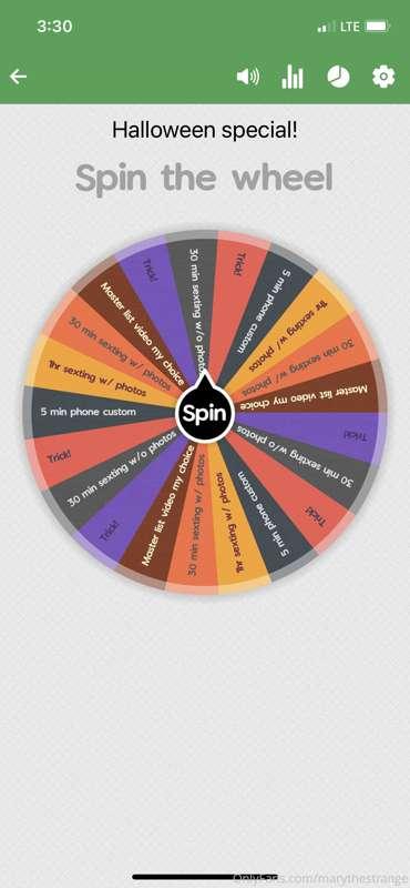 Trick or treat!!! 🍬🍬🍬
Just a reminder of the special spin th..