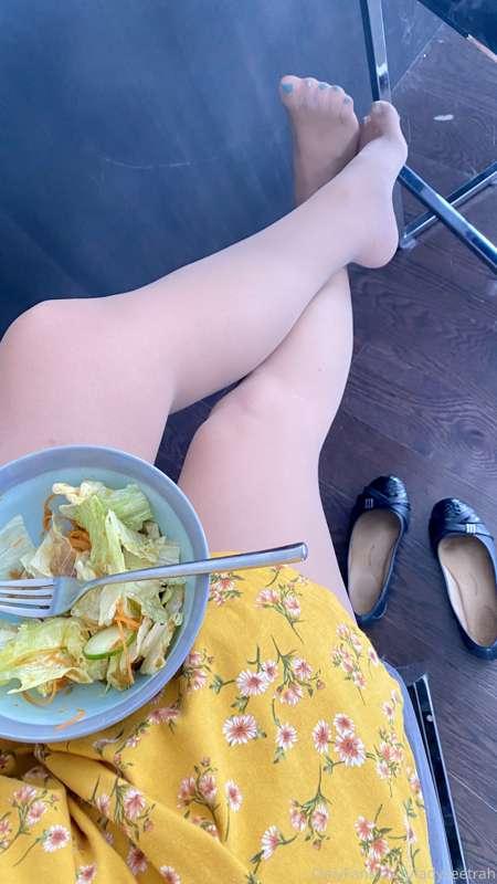 Even during my lunch break I can't help but tease you. 😈 You..