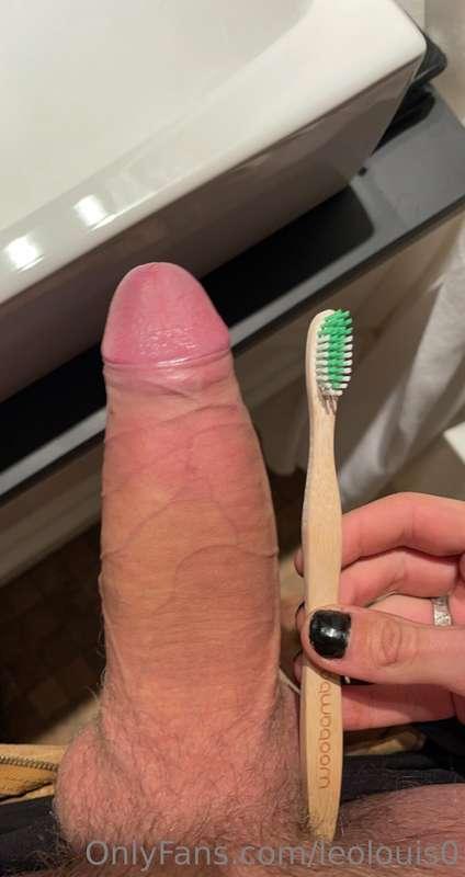 Got a new toothbrush for you, open up !!