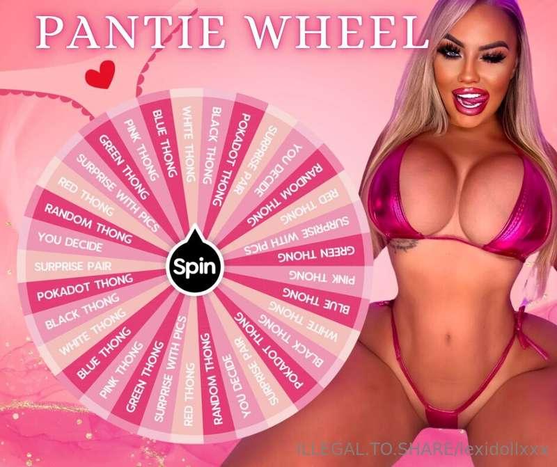 👙 PANTIE WHEEL 👙$35 - 1 PAIR$60 - 2 PAIRS$100 - 3 PAIRS+$40 ..