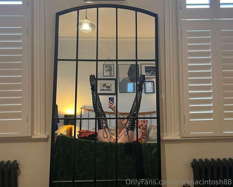 New stripper boots! Definitely prefer being horizontal in th..