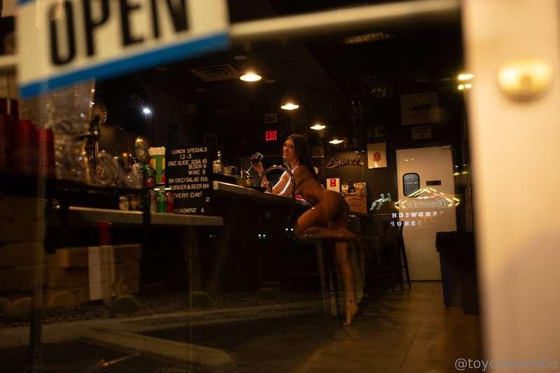 Be honest… you’d fuck me right here on the counter, wouldn’t..