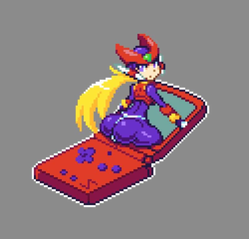 [Femboy] ZIZ Mega Man Zero doodle