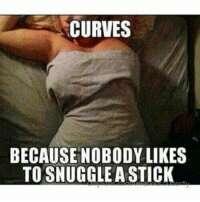 Gotta love a little curvy figure to snuggle with… 
a little ..