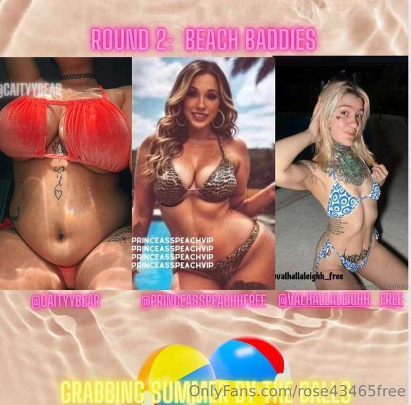 🌴Beach Baddies ROUND 2🌴 🌊🌊🌊🌊🌊🌊🌊🌊 @caityybear @princeasspeach..