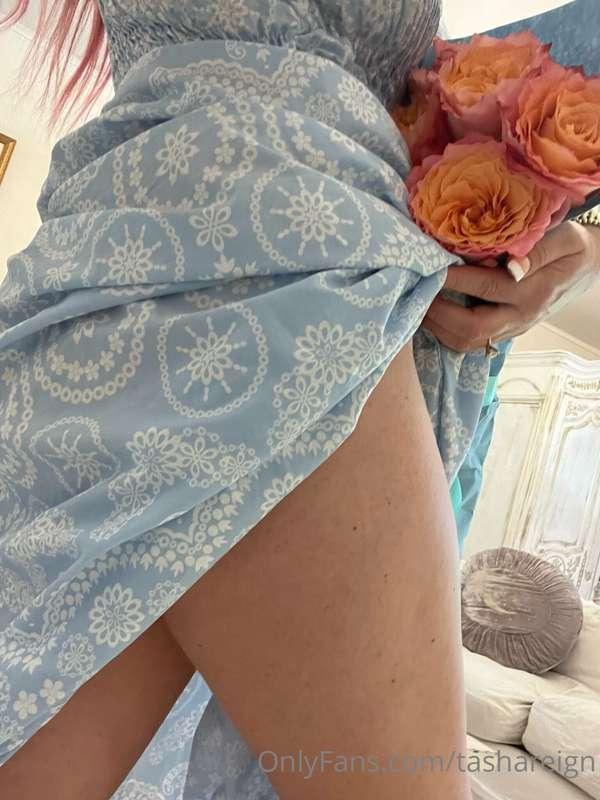 What's under this dress? 👀💙