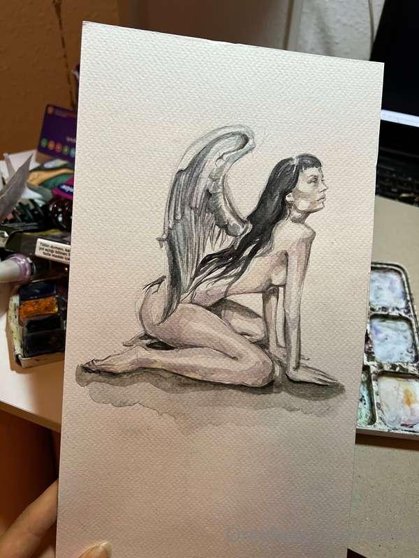 Posting nude painting today hehe