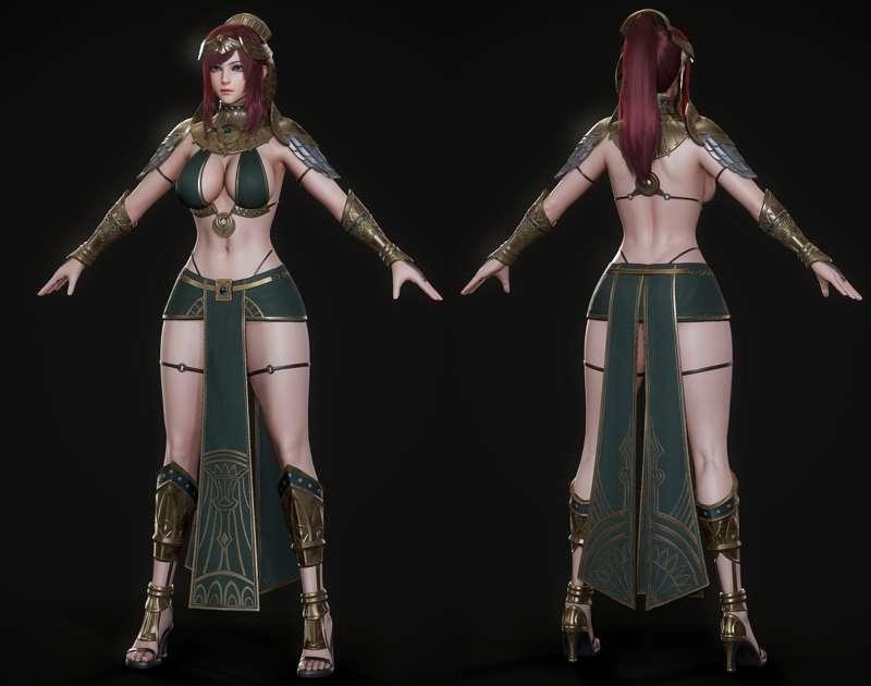 Primrose Egypt - WIP 03 - Textures complete!