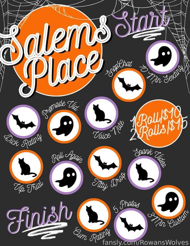 It is Spooktober

1 Roll for $10
2 Rolls for $15

Remember, the more you play, the better your chances of winning all the prizes on the board.

#game #rolldice #prizes #play #rewards #subperks #milf #vids #dickrating #vip #snap #brunette #prego #diry #fetish #mommy #daddy #squirt #pee #play