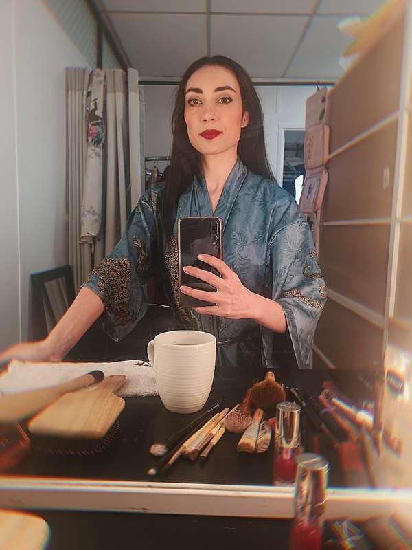 Hello from the changing area of a studio in Gloucester 😘