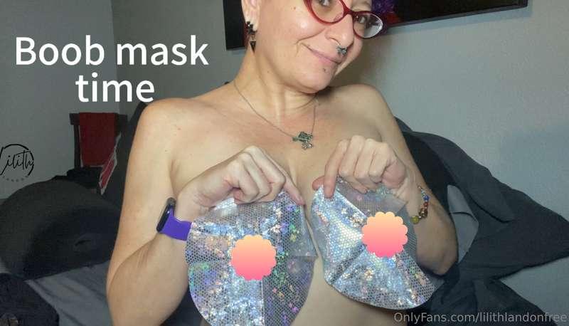 Boob Mask Time, just rambling while I dye my hair and put a ..