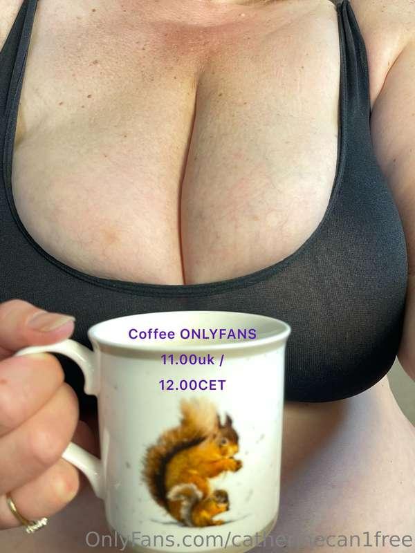 Fancy a coffee I’ll be LIVE on my VIP ONLYFANS - catherineca..