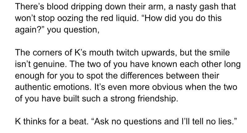 Sneak Peek — Drabble Edition