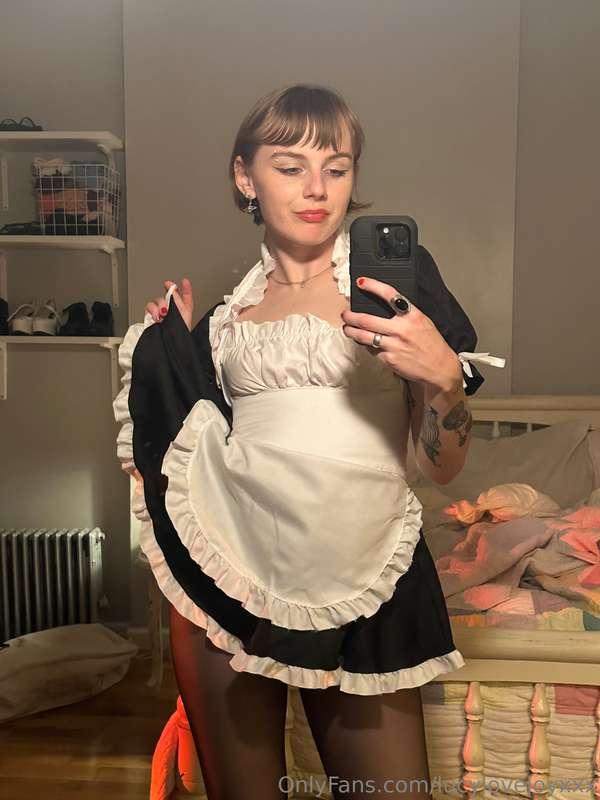 Be careful hiring this new maid. She’s great to look at but ..