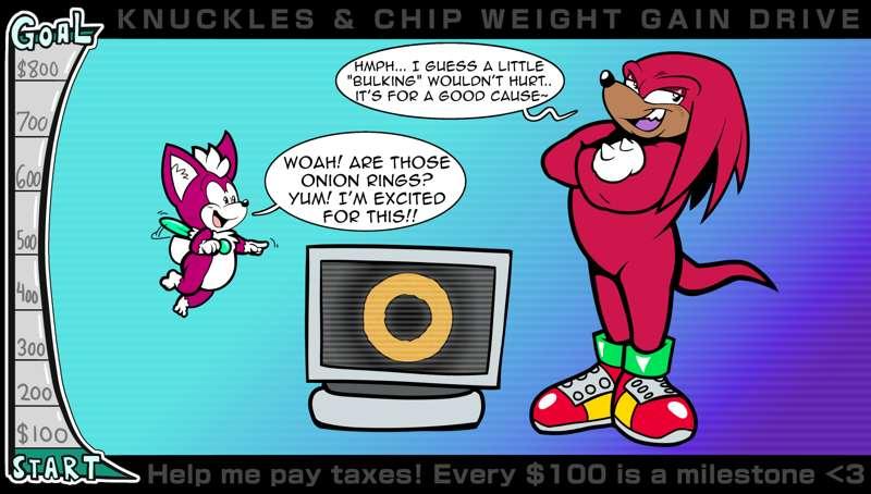 KNUCKLES & CHIP WEIGHT GAIN DRIVE 