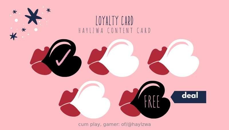 Are you a loyal fan, babe? 😻😻Purchase this loyalty card & un..