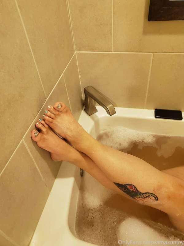 I need my feet massaged and tended to. Lickem