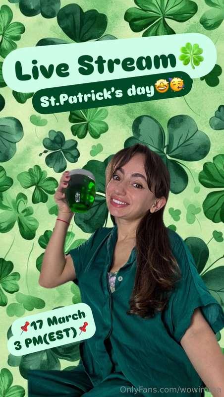 🍀 St. Patrick’s Day Special – Lucky Ticket Giveaway! 🎩🔥Feeli..