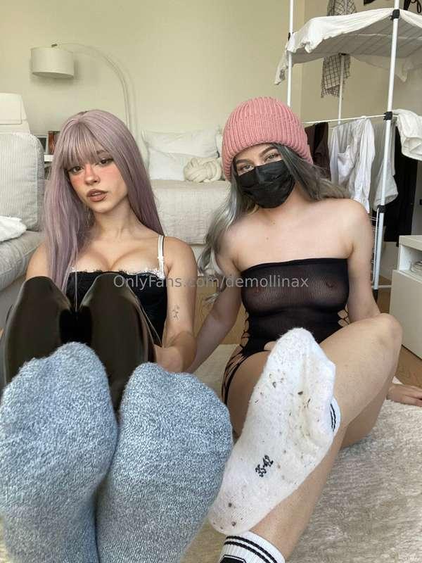 How do you like my new socks? How many times would I smell t..