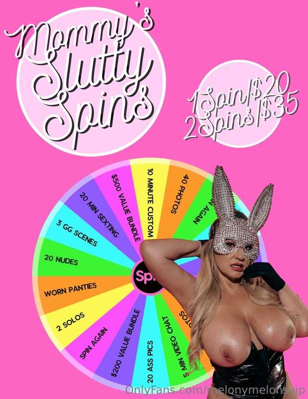 Check your DMs to spin 🩷 