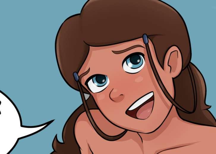 Katara (in the river)
