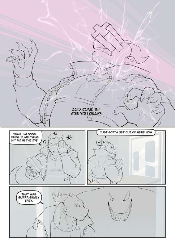 HUGE TROUBLE - Page 5 (Wip Lineart)