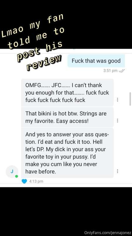 Lmaoooo my fan told me to post a review of his custom today ..