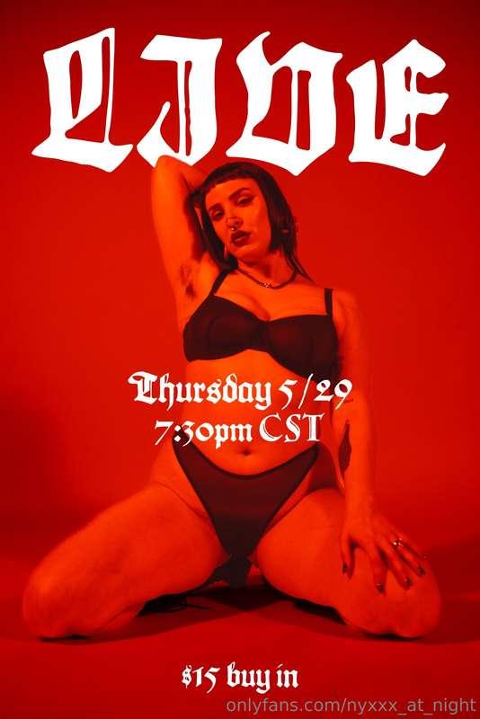 going LIVE TOMORROW! Thursday 5/297:30 pm CST $15 to join❌❌❌