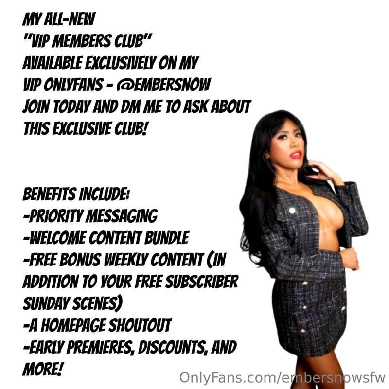 If you aren't joining my VIP Onlyfans page @embersnow , you'..