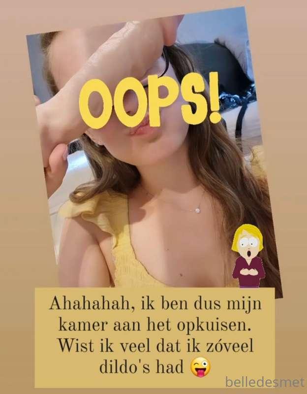 Ahaha, ik ben dus mijn kamer aan het opruimen. Wist ik veel ..