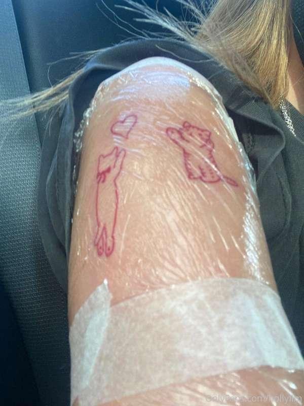 new tatt 👼🏼 can you guess the meaning?