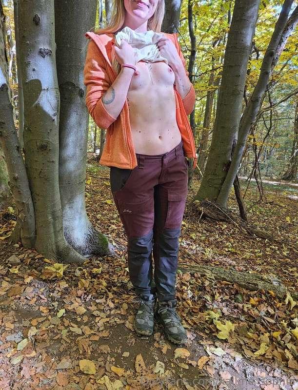 Hiking tits *taken on private property 