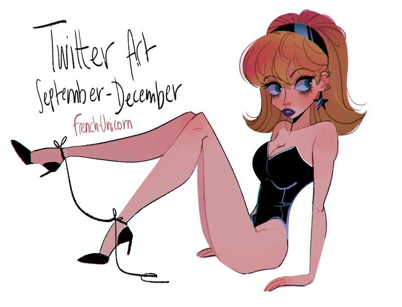 September/December Twitter art