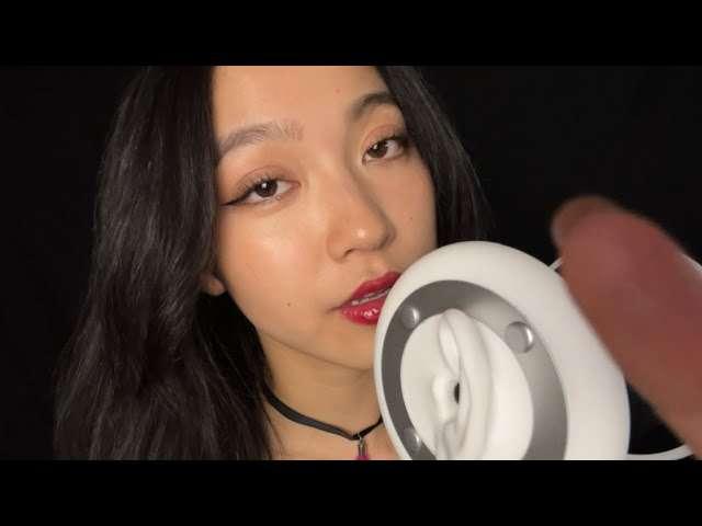 ASMR Vampire GF Helps You Sleep | Mouth Sounds/Feeding, Book Reading, Ear Blowing & MORE 