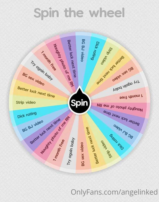 🤍 **JUNE SPIN THE WHEEL** 🤍

Fancy trying your luck?🍀
Look a..