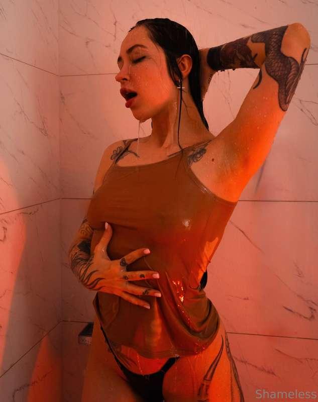 Some people sing in the shower, I prefer to make it a perfor..