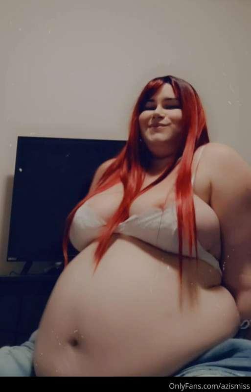 For those of you who wanted to see my belly stuffed to the b..