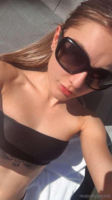 soaking up some vitamin d ;)