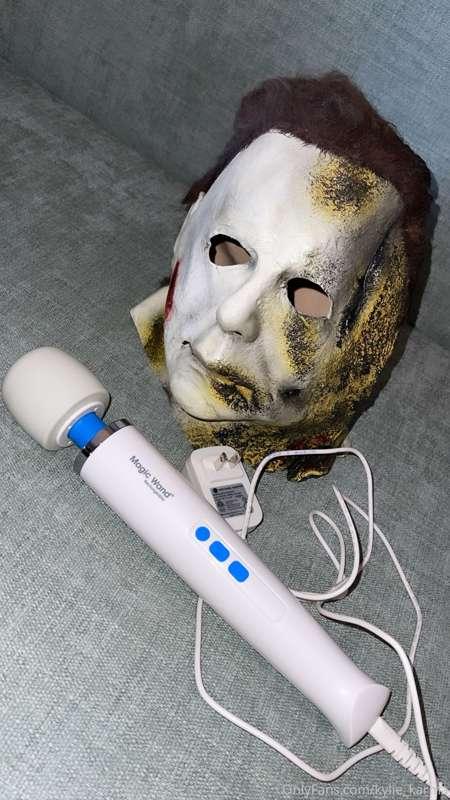 Since it’s spooky season Michael Myers stopped by to record ..