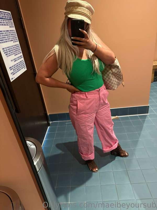 Do I look like a watermelon? Haha