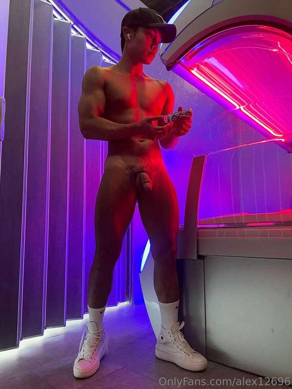Take a little extra time in my tanning room ..