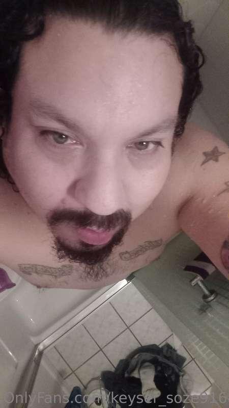 Fresh out of the shower ready to play