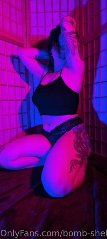 Experimenting with coloured flood lights, what do you think?